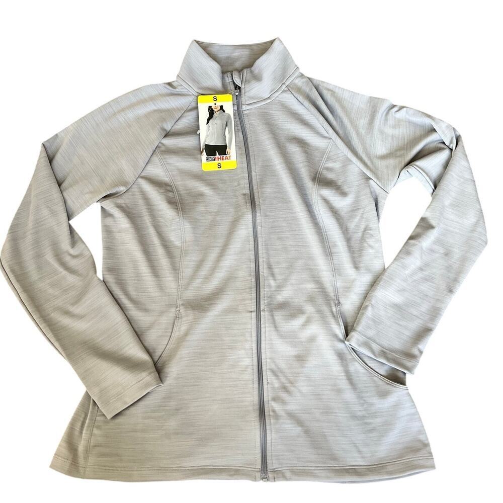 NWT 32 Degree Heat Women's Activewear Full Zip Sweatshirt/Jacket, Small, Purple